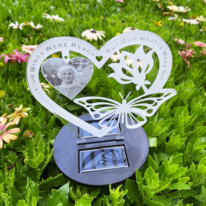 Garden Solar Memorial Light Multiple Styles With Photo
