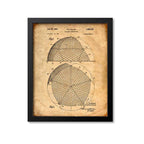 Geodesic Dome Patent Print