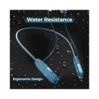 GIZMORE MN225 LUXE Neckband | Pure Deep Bass | Magnetic Earpiece | 25H Long Playtime | Water Resistance
