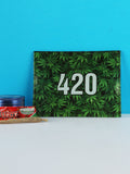 Glass Tray:Small - 420 Green | One Colour-Image 1
