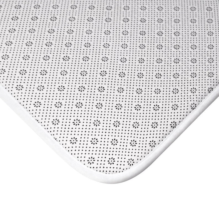 Gray and Blue Anchor Memory Foam Mat - MAT105