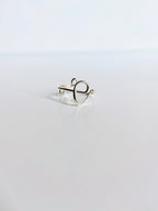Gretchen Leachman - Initial Wire Wrapped Rings