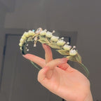 Handmade Lily of the Valley Princess Tiara - Artisanal Chanhua Floral Crown