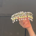 Handmade Lily of the Valley Ribbon Headband - Artisanal Chanhua Floral Hair Accessory