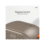 HAPIPOLA Bluetooth Speaker ANT Immersive Audio | Good Bass | 5 Hours Playback | Portable, Built in mic, TWS Pairing Support | dustproof | AUX, USB, TF Card | Micro Interface