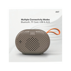 HAPIPOLA Bluetooth Speaker ANT Immersive Audio | Good Bass | 5 Hours Playback | Portable, Built in mic, TWS Pairing Support | dustproof | AUX, USB, TF Card | Micro Interface