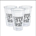 Happy New Year Plastic Cup 8ct - USA Party Store