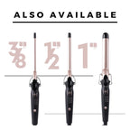 H&H Extra Long Ceramic Tourmaline Curling Iron 3/8 Inch #5886