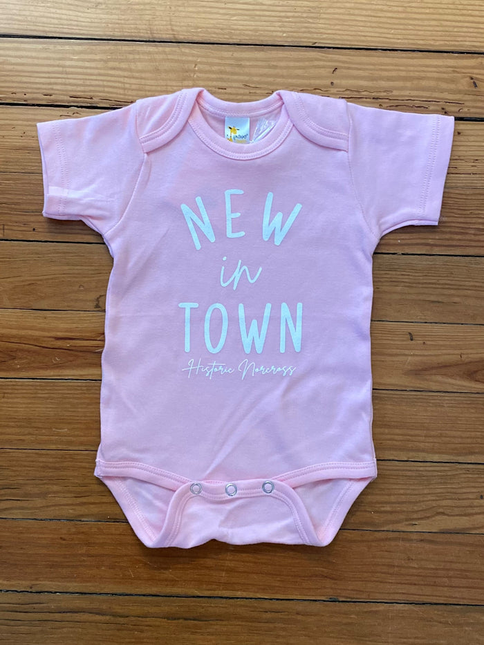 Historic Norcross "New In Town" Infant Onesie & Gown