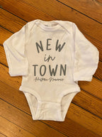 Historic Norcross "New In Town" Infant Onesie & Gown