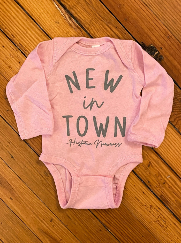 Historic Norcross "New In Town" Infant Onesie & Gown