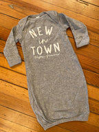 Historic Norcross "New In Town" Infant Onesie & Gown