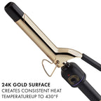 Hot Tools Professional 24k Gold Salon Curling Iron/Wand - 1in.