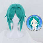 Houseki no Kuni (Land of the Lustrous) Antarcticite Cosplay Costume (Wig + Tie + Jumpsuit + Belt)