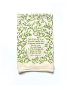 Green floral print