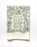 Be Thou my vision in hunter green print