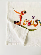 Eco-Friendly Pressed Flower Louisville Tea Towel