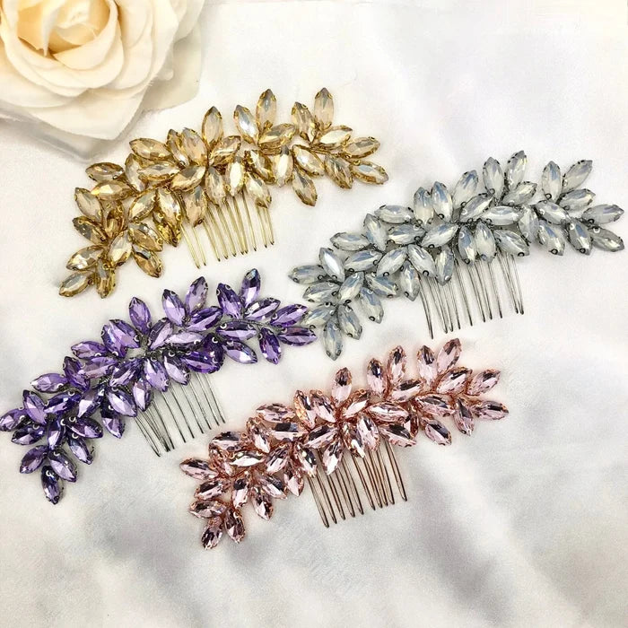 Wedding Hair Accessories - Crystal Bridal Hair Comb - More Colors
