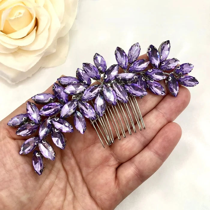 Wedding Hair Accessories - Crystal Bridal Hair Comb - More Colors