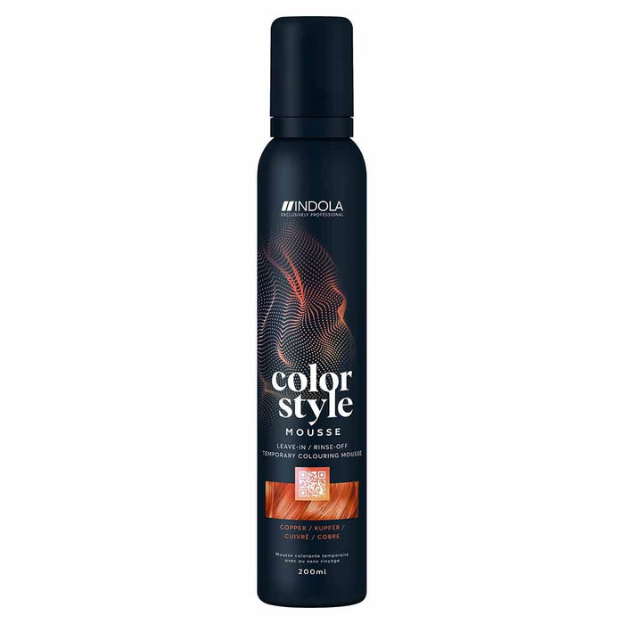 Indola Professional Color Style Mousse 200ml - Copper