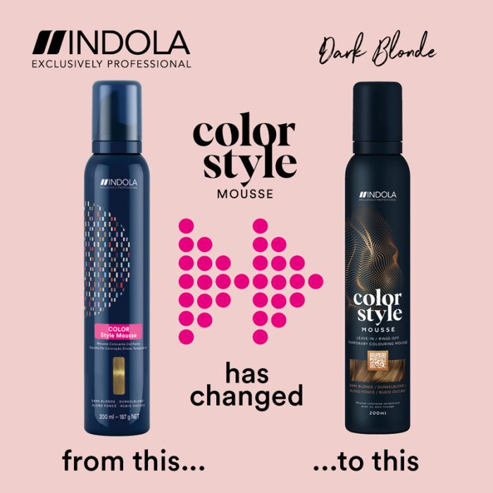Indola Professional Color Style Mousse 200ml - Strawberry Rose