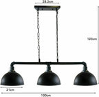 Industrial Black Steampunk Agunnaryd Pendant lamp ~6592