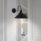 Industrial Swan Neck Wall Light Cone Shade E27~2484
