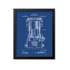 Chevrolet Internal Combustion Engine Patent Print