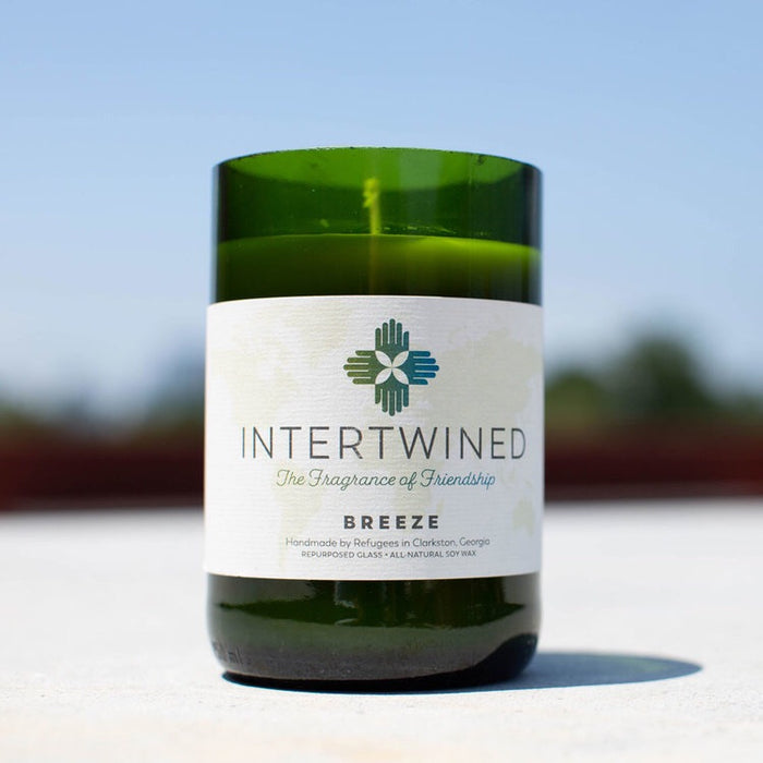 intertwined soy candle breeze dew eden mahogany harvest radiance