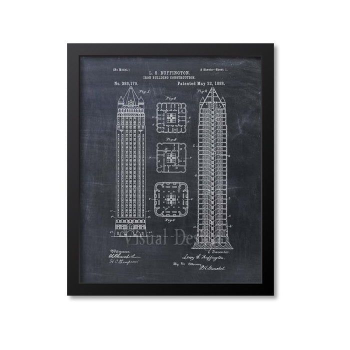 Iron Building Patent Print