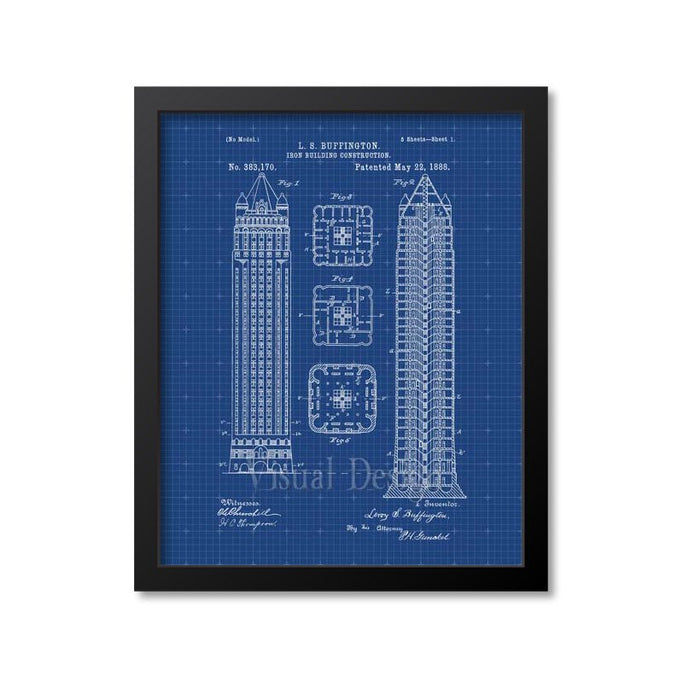 Iron Building Patent Print