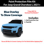 Fits Jeep Grand Cherokee L 2021+ Precut Premium Paint Protection Film Clear Bra PPF Decal Film Kit - Bogar Tech Designs