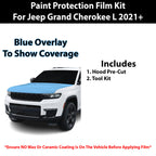 Fits Jeep Grand Cherokee L 2021+ Precut Premium Paint Protection Film Clear Bra PPF Decal Film Kit - Bogar Tech Designs