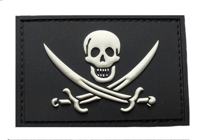 Jolly Roger Calico Jack Patch (PVC)