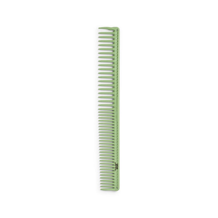 JRL LONG ROUND TOOTH CUTTING COMB 9" LIGHT GREEN