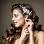Wedding Hair Accessories - Floral Bridal Hair Comb - Available in Silver and Gold