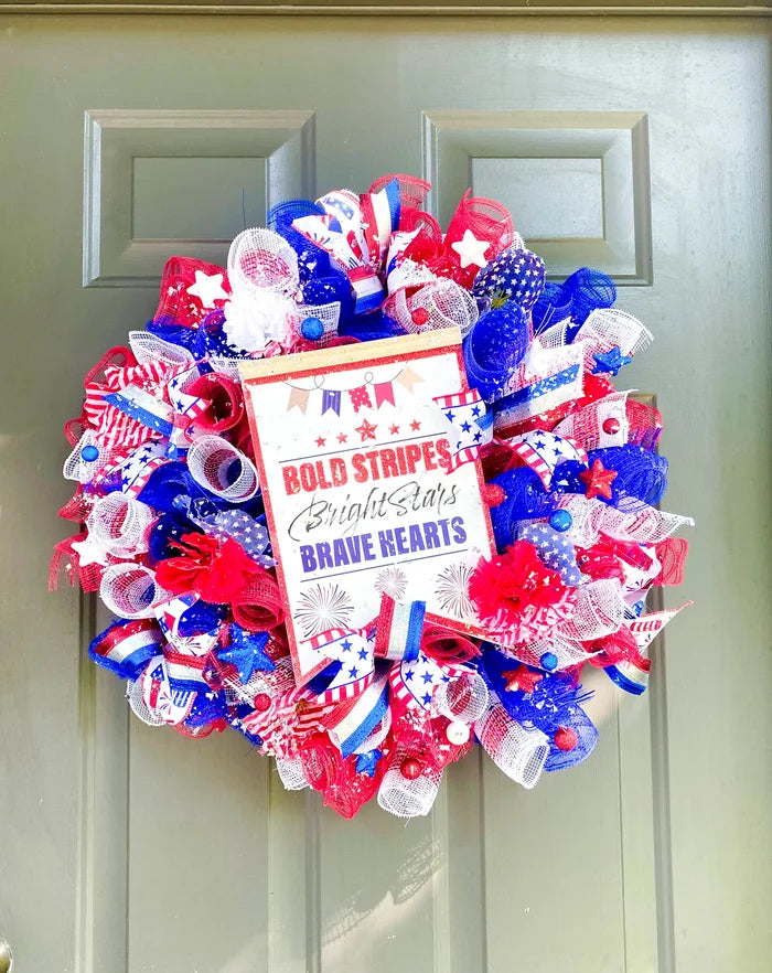 June 27th, 2025 / 4th of July Wreath Class!
