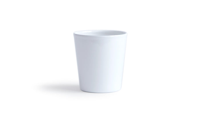 White Kaico Enamel Cup