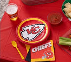 Kansas City Chiefs Lunch Plates 18ct - USA Party Store