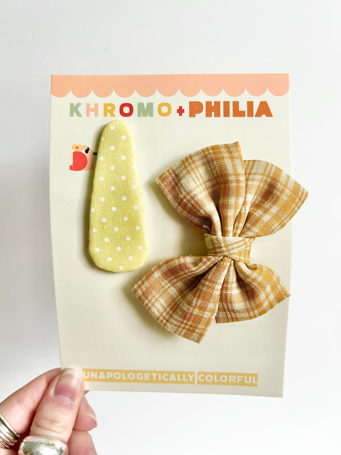 khromo+philia - Cloth Hair Clips