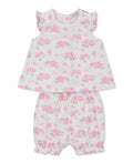Kissy Kissy - Woven Bloomer Set - Heavenly Hydrangeas Pink
