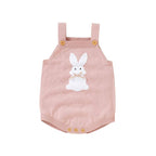 Knitted Bunny Baby Rompers