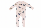 Kyte Baby - Footie - Blush Butterfly