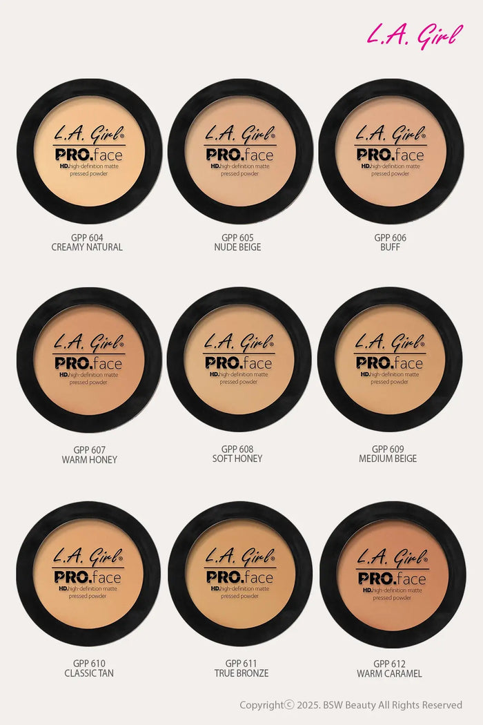 L.A GIRL PRO FACE MATTE PRESSED POWDER 0.25oz - BSW BEAUTY CANADA