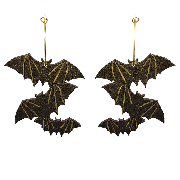 Le Chic Miami -  Bats Earrings