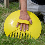 Leaf Grab Garden Cleaning Scoops, Yellow Landscape Fabric DIY Workshop Accessory