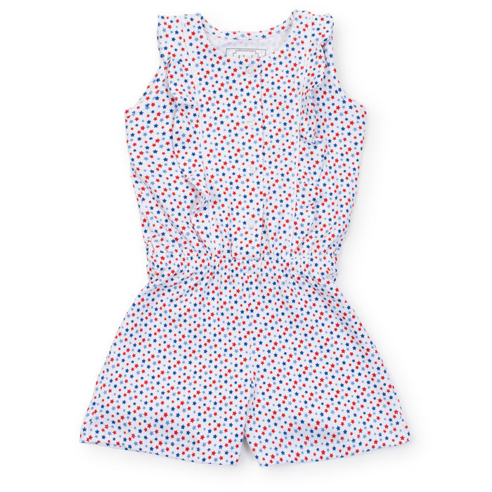 Lila and Hayes - Lola Romper - Star Spangled