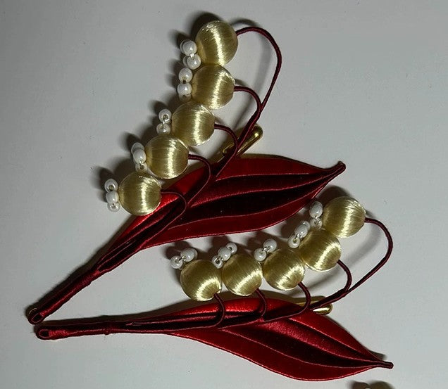 Lily Of The Valley Handmade Brooch - Silk Brooch(Chanhua)