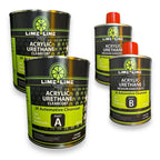 LiME LiNE 2K Clear Coat, Automotive Paint Kit with Hardener, Topcoat For Cars, Trucks and Motorcycles - Double Pack x2