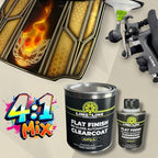 LiME LiNE 2K Clear Coat, Automotive Paint Kit with Hardener, Topcoat For Cars, Trucks and Motorcycles - Double Pack x2